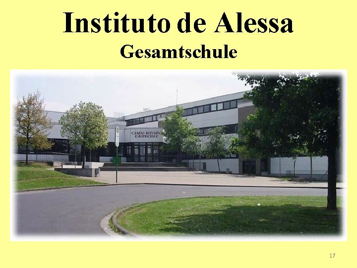 Instituto de Alessa Gesamtschule 17 