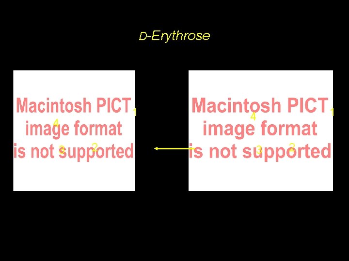 D-Erythrose 1 4 3 2 