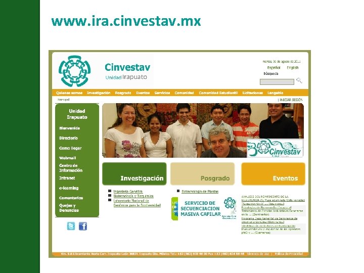 www. ira. cinvestav. mx 