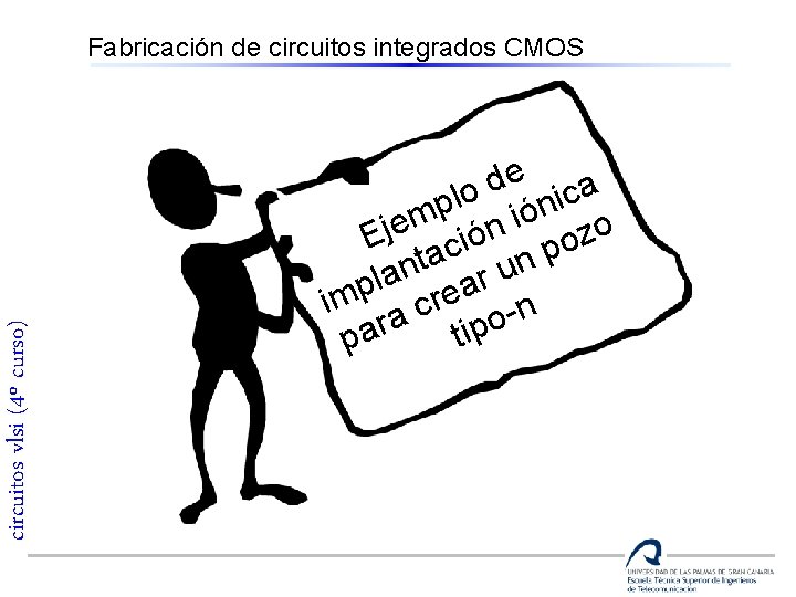 circuitos vlsi (4º curso) Fabricación de circuitos integrados CMOS e d a o c