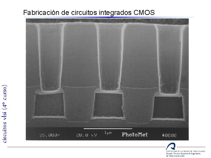 circuitos vlsi (4º curso) Fabricación de circuitos integrados CMOS 