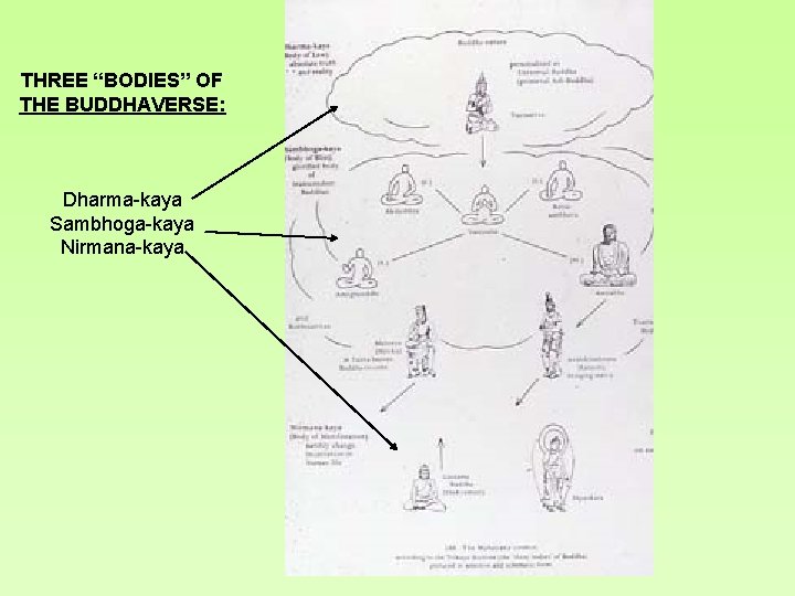 THREE “BODIES” OF THE BUDDHAVERSE: Dharma-kaya Sambhoga-kaya Nirmana-kaya 