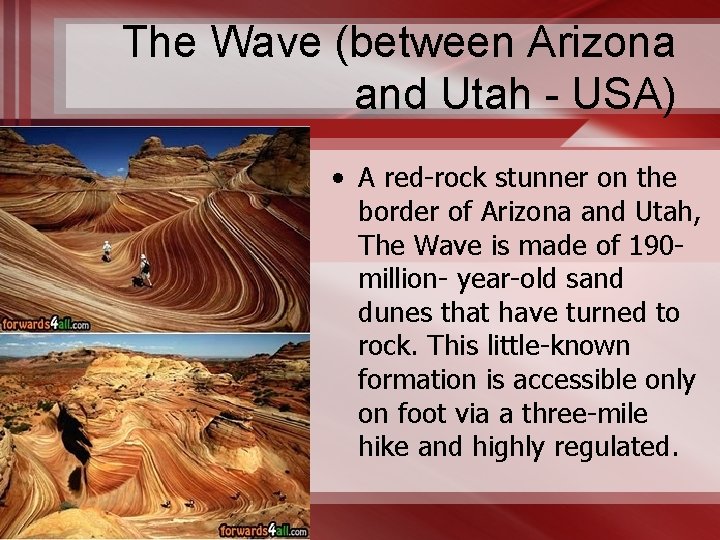 The Wave (between Arizona and Utah - USA) • A red-rock stunner on the