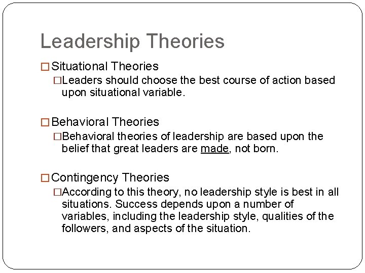 Perot Systems Leadership Style ORGANIZATIONAL BEHAVIOR FALL 09