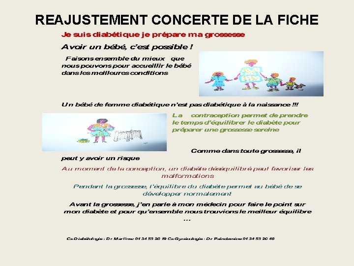 REAJUSTEMENT CONCERTE DE LA FICHE 