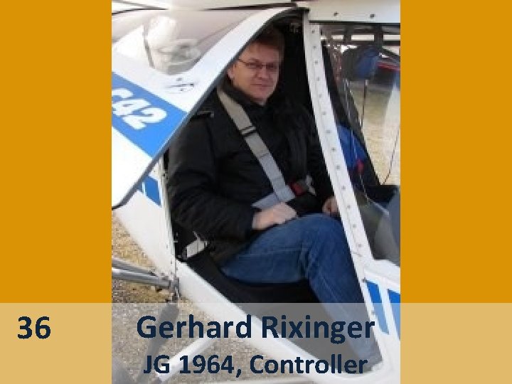 36 Gerhard Rixinger JG 1964, Controller 