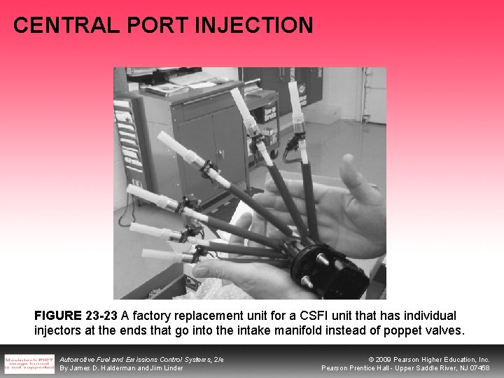 CENTRAL PORT INJECTION FIGURE 23 -23 A factory replacement unit for a CSFI unit