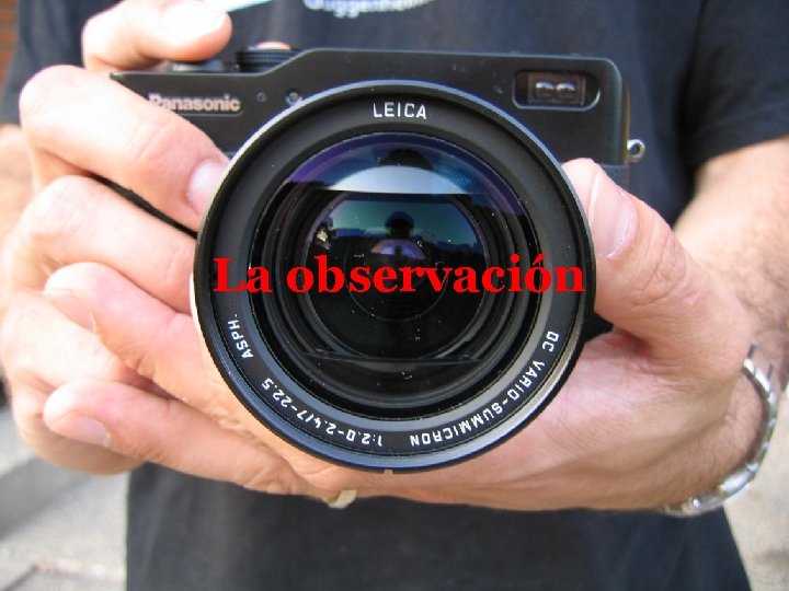 La observación 