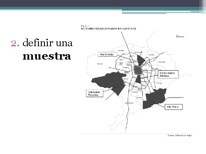 2. definir una muestra 