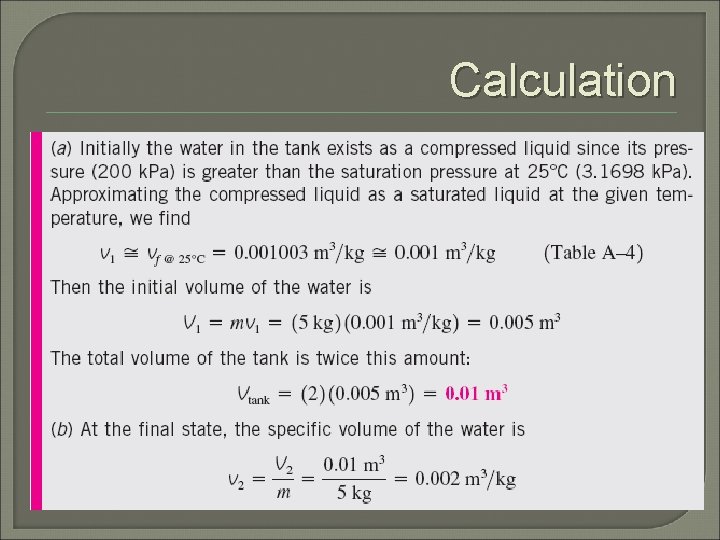 Calculation 