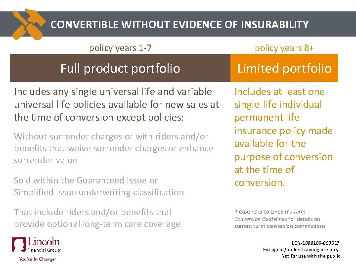 CLICK TOCONVERTIBLE EDIT MASTERWITHOUT TITLE STYLE EVIDENCE OF INSURABILITY policy years 1 -7 policy