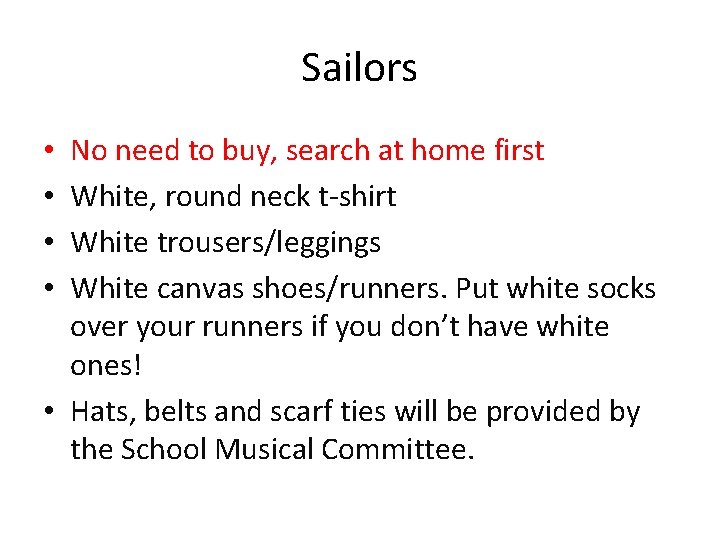 Sailors No need to buy, search at home first White, round neck t-shirt White
