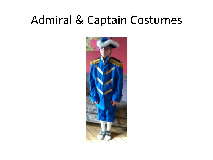 Admiral & Captain Costumes 