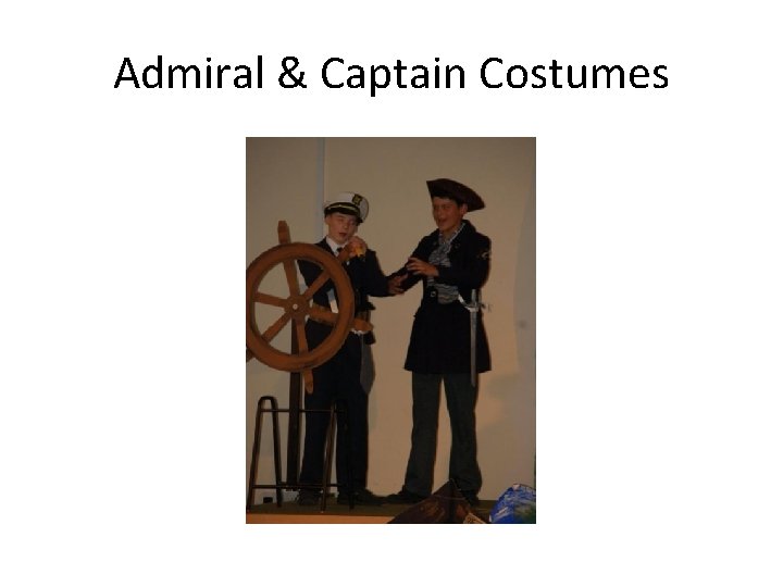 Admiral & Captain Costumes 