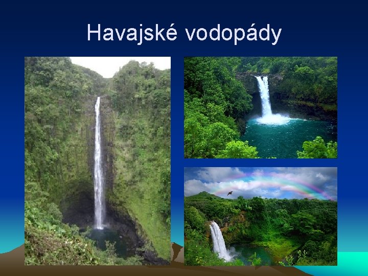 Havajské vodopády 