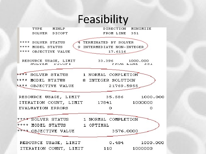Feasibility Feasibility