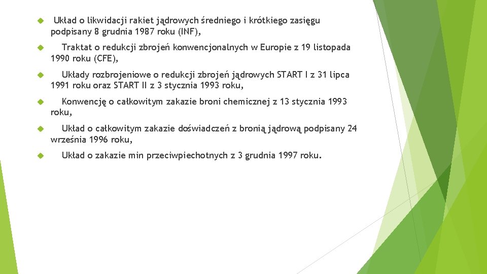  Układ o likwidacji rakiet jądrowych średniego i krótkiego zasięgu podpisany 8 grudnia 1987