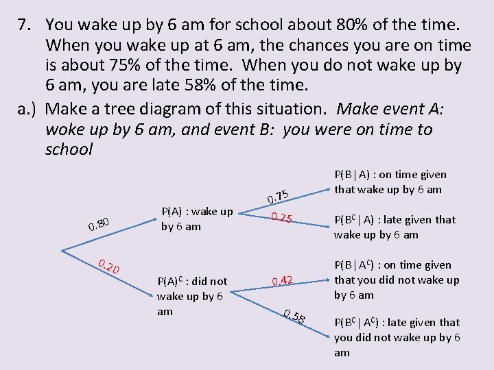 7. You wake up by 6 am for school about 80% of the time.