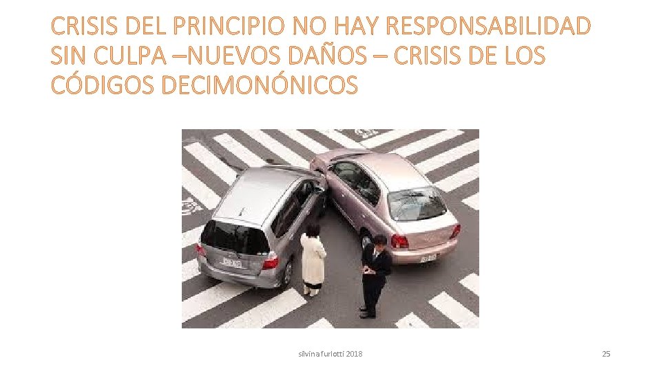 CRISIS DEL PRINCIPIO NO HAY RESPONSABILIDAD SIN CULPA –NUEVOS DAÑOS – CRISIS DE LOS