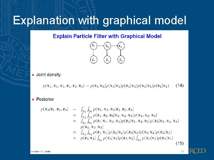 Explanation with graphical model 