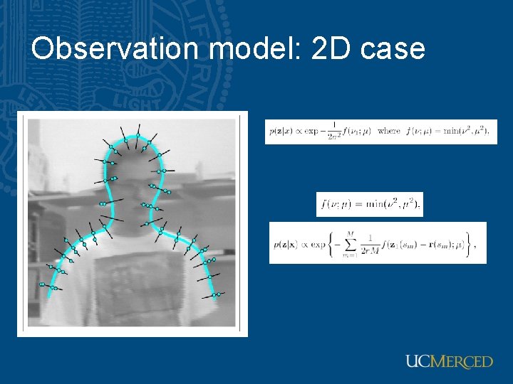 Observation model: 2 D case 