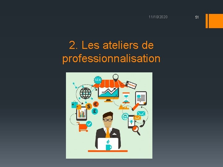 11/10/2020 2. Les ateliers de professionnalisation 51 