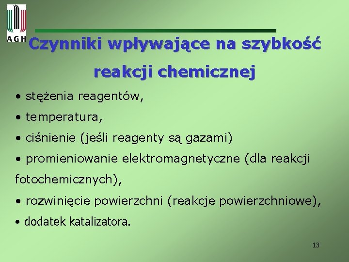 Co To Jest Równanie Reakcji Chemicznej Kinetyka i statyka chemiczna Kinetyka Reakcja chemiczna szybka