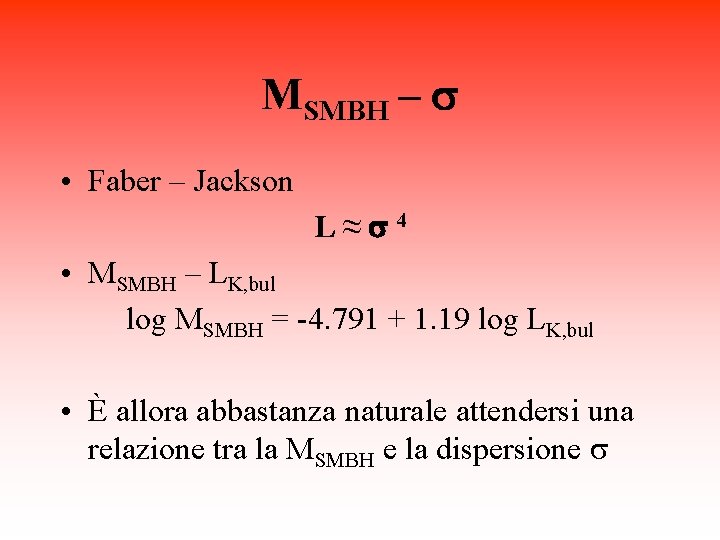 MSMBH – s • Faber – Jackson L≈s 4 • MSMBH – LK, bul