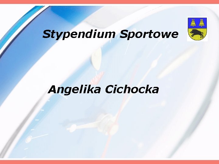 Stypendium Sportowe Angelika Cichocka 