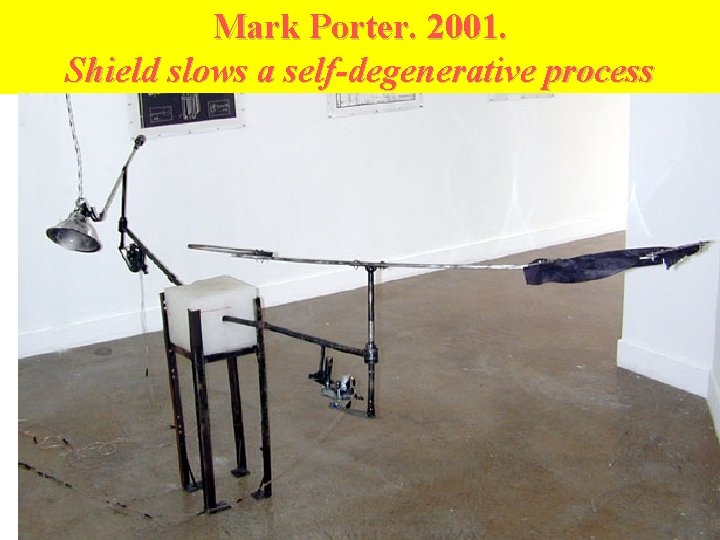 Mark Porter. 2001. Shield slows a self-degenerative process 