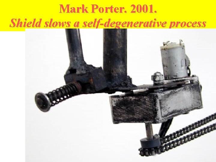 Mark Porter. 2001. Shield slows a self-degenerative process 