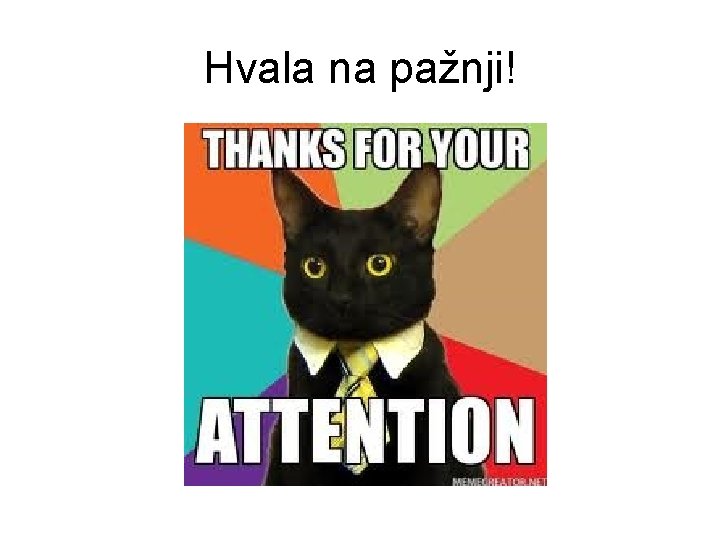 Hvala na pažnji! 