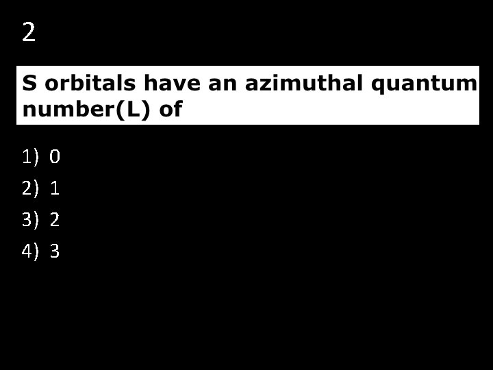 2 1) 2) 3) 4) 0 1 2 3 