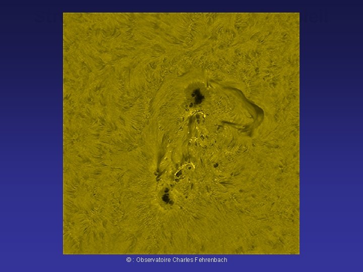 Structure et composition du Soleil © : Observatoire Charles Fehrenbach 