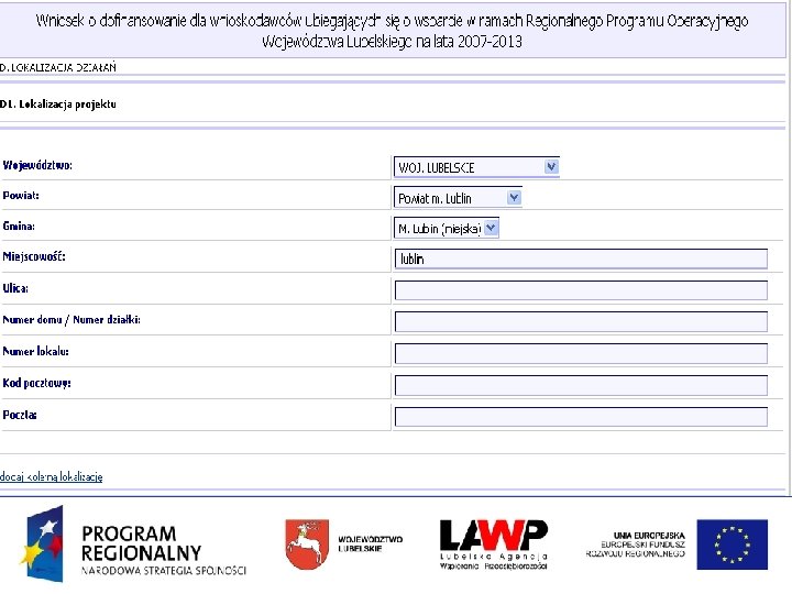 Nabór i Ocena Projektów I i II Oś Priorytetowa RPO WL 2007 -2013 