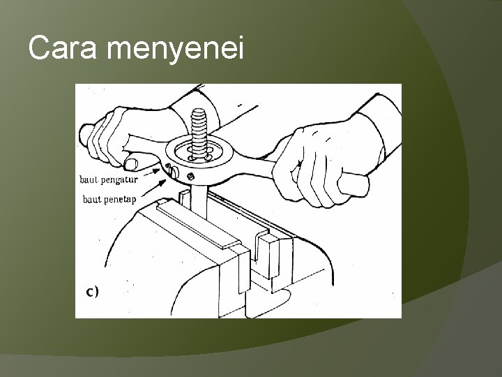 Cara menyenei 