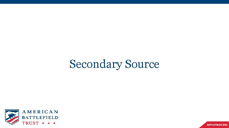 Secondary Source 