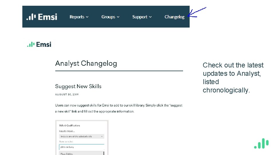 Check out the latest updates to Analyst, listed chronologically. 