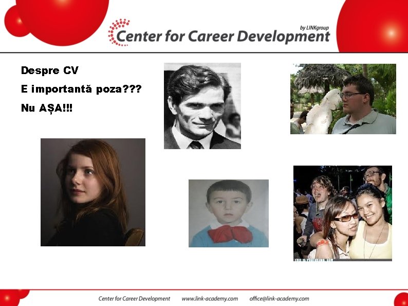 Despre CV E importantă poza? ? ? Nu AȘA!!! 