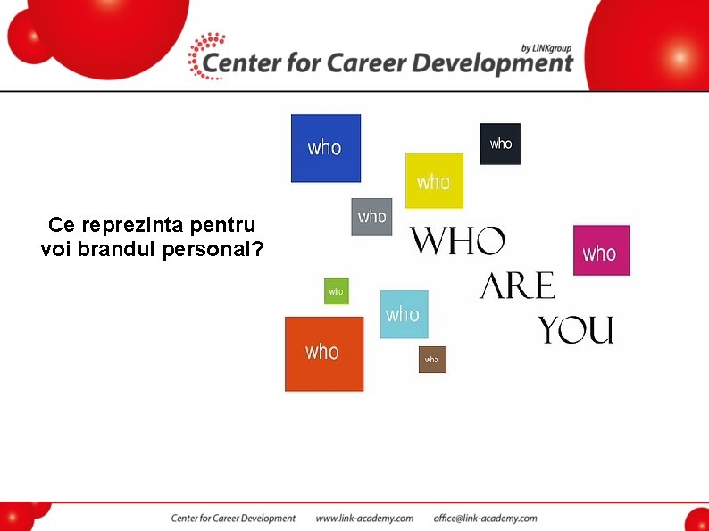 Ce reprezinta pentru voi brandul personal? 