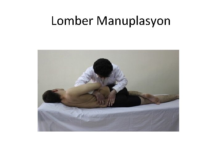 Lomber Manuplasyon 