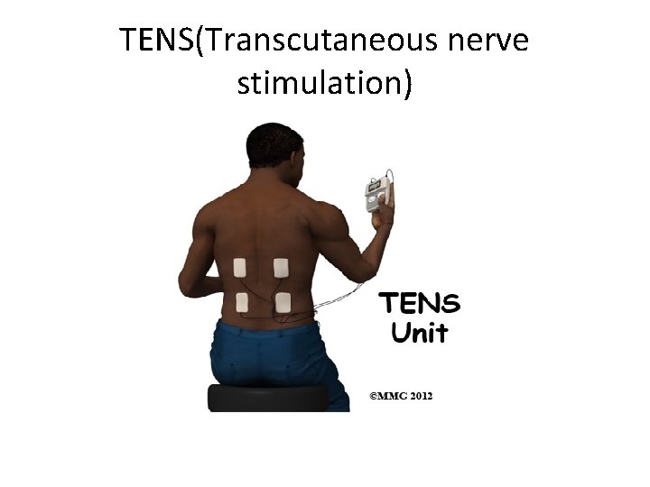 TENS(Transcutaneous nerve stimulation) 