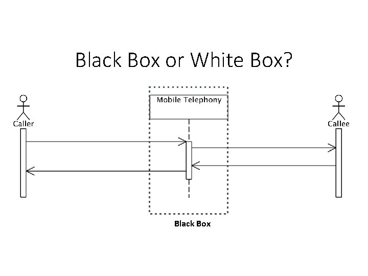 Black Box or White Box? Black Box 