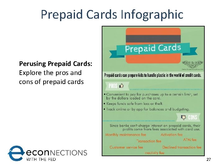 Prepaid Cards Infographic Perusing Prepaid Cards: Explore the pros and cons of prepaid cards