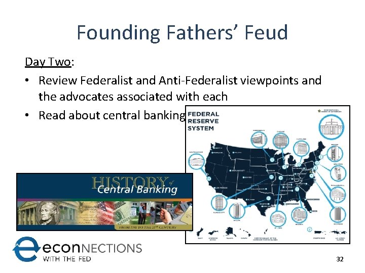 Founding Fathers’ Feud Day Two: • Review Federalist and Anti-Federalist viewpoints and the advocates