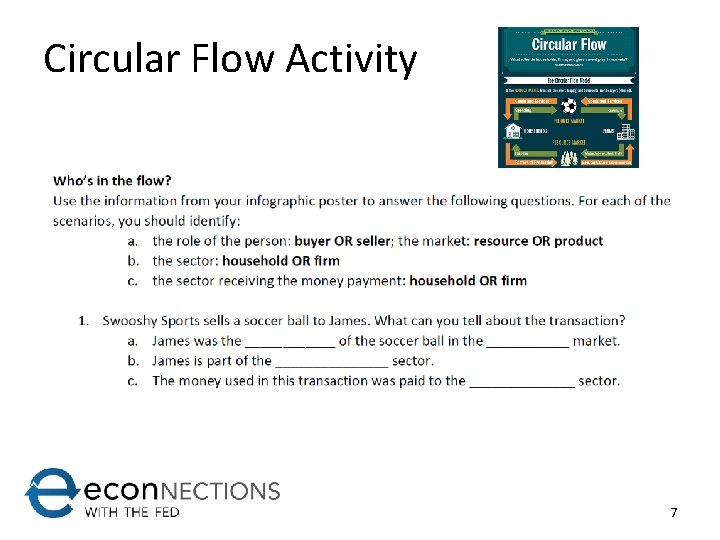 Circular Flow Activity 7 