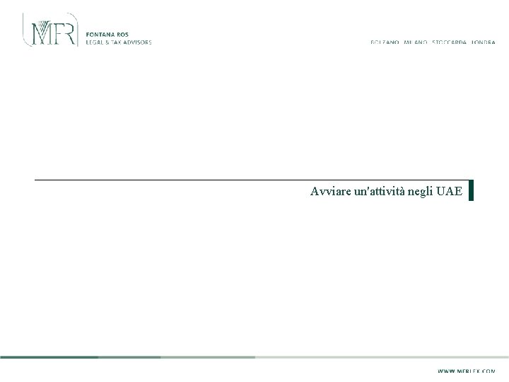 Avviare un'attività negli UAE 