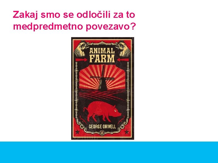 Zakaj smo se odločili za to medpredmetno povezavo? 