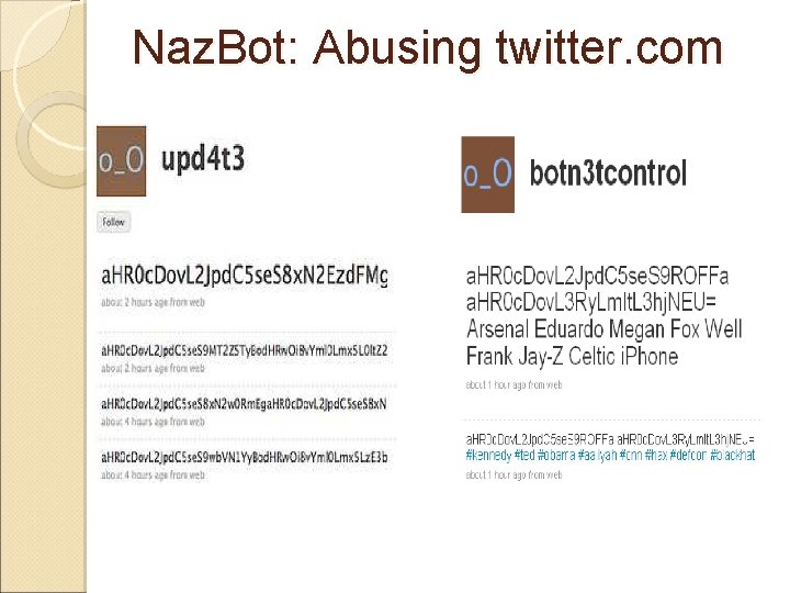 Naz. Bot: Abusing twitter. com 