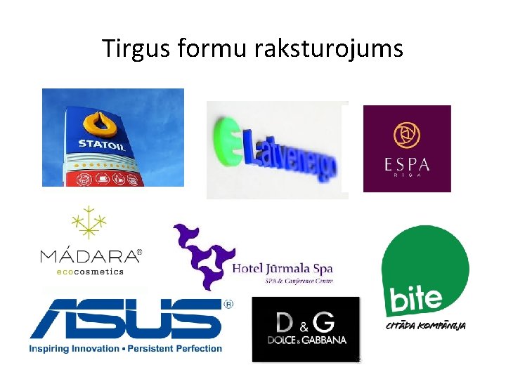 Tirgus formu raksturojums 